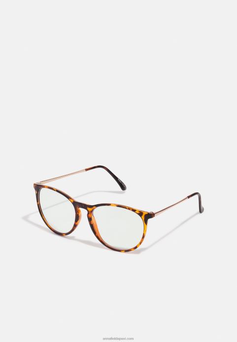 sievietes zili gaiši brilles brūnas 2LHT2851 Anna Field
