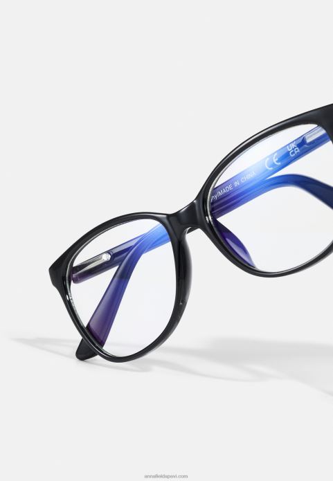 unisex saulesbrilles melnas 2LHT2682 Anna Field