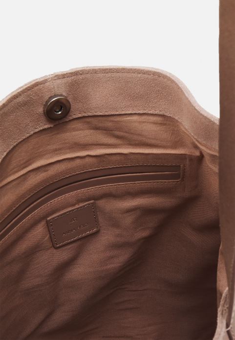 sievietes ādas rokassomiņa rozā 2LHT2289 Anna Field