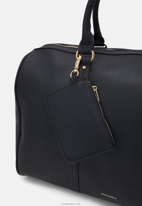 sievietes komplekts nedēļas nogales soma melna 2LHT2631 Anna Field