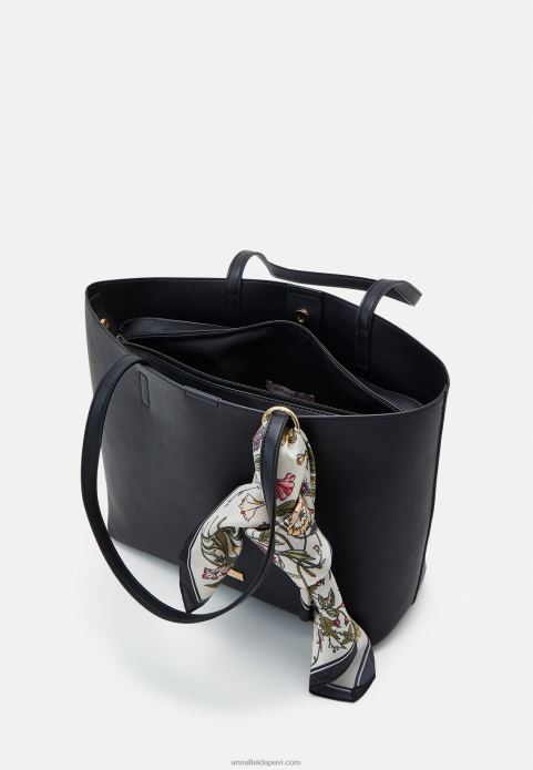 sievietes komplekts rokassomiņa melna 2LHT2367 Anna Field