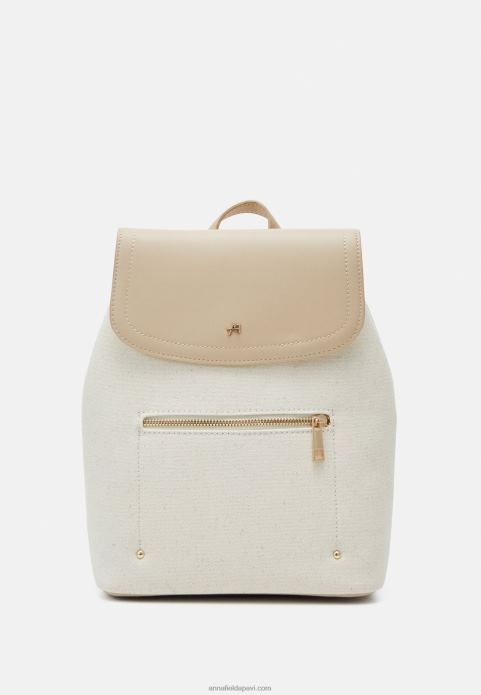 sievietes mugursoma bēša 2LHT2608 Anna Field