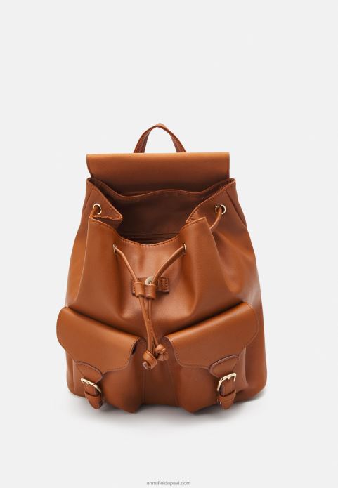 sievietes mugursoma brūna 2LHT2600 Anna Field