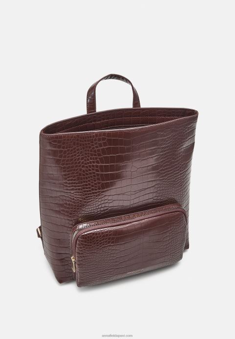 sievietes mugursoma brūna 2LHT2607 Anna Field