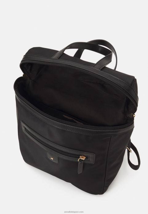 sievietes mugursoma melna 2LHT2596 Anna Field