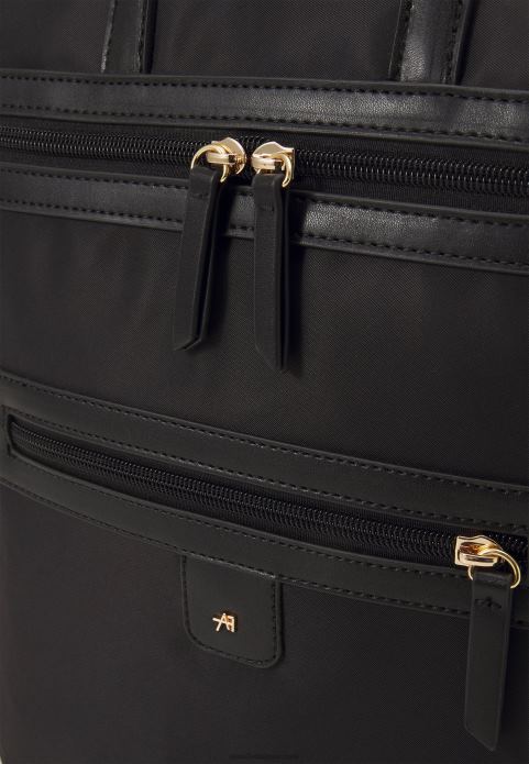 sievietes mugursoma melna 2LHT2596 Anna Field