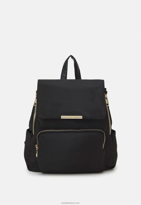 sievietes mugursoma melna 2LHT2597 Anna Field