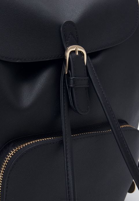 sievietes mugursoma melna 2LHT2606 Anna Field