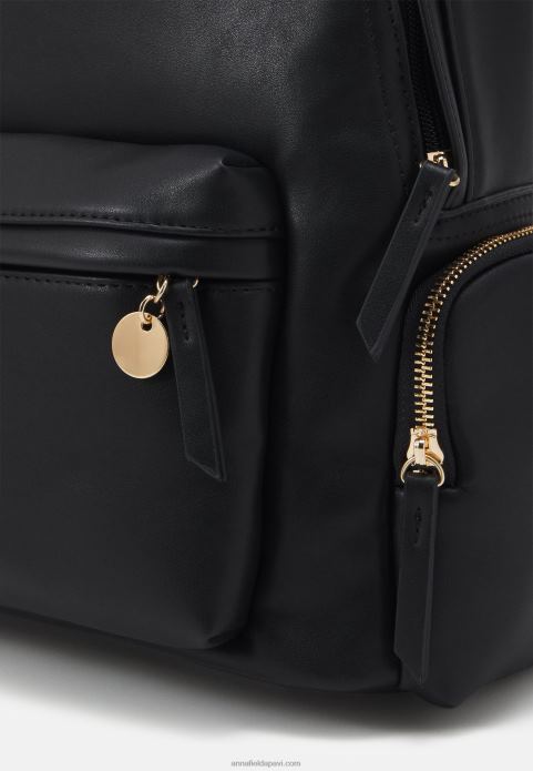 sievietes mugursoma melna 2LHT2624 Anna Field
