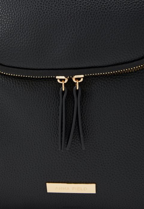 sievietes mugursoma melna 2LHT2625 Anna Field
