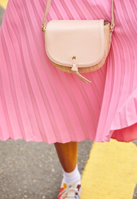 sievietes pāri ķermeņa soma bēša/rozā krāsā 2LHT2503 Anna Field