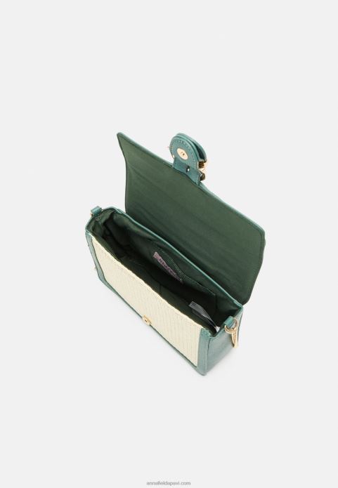 sievietes pāri ķermeņa soma zaļa 2LHT2526 Anna Field