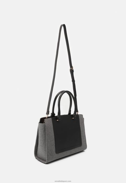 sievietes rokassomiņa 102 pelēka 2LHT2309 Anna Field