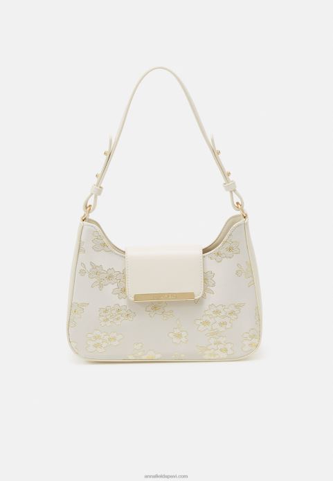 sievietes rokassomiņa balta 2LHT2283 Anna Field