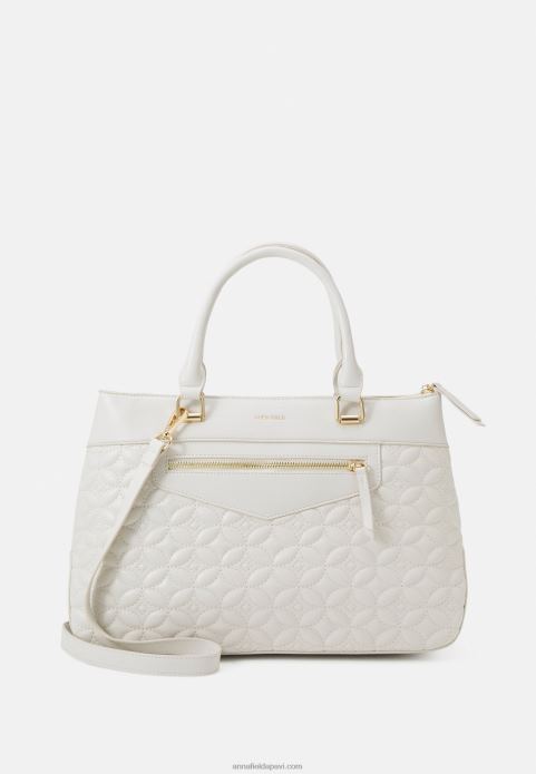 sievietes rokassomiņa gandrīz balta 2LHT2331 Anna Field