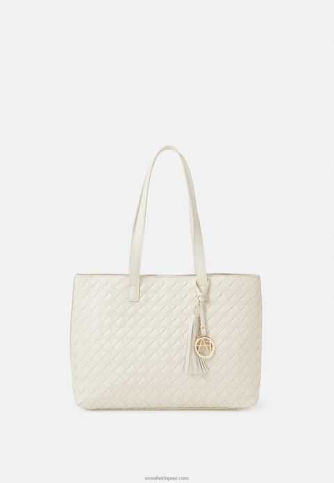 sievietes rokassomiņa gandrīz balta 2LHT2383 Anna Field