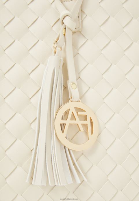 sievietes rokassomiņa gandrīz balta 2LHT2383 Anna Field