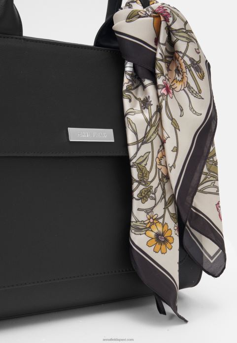 sievietes rokassomiņa melna 2LHT2282 Anna Field