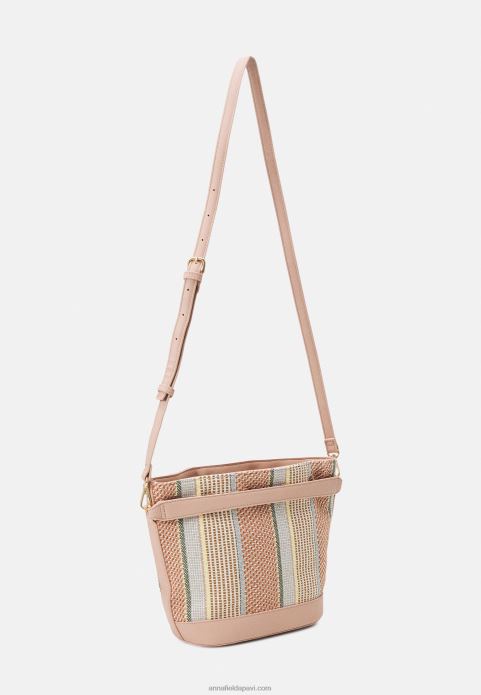 sievietes rokassomiņa rozā 2LHT2374 Anna Field