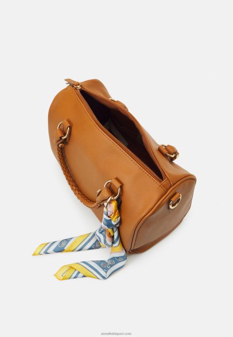 sievietes rokassomu konjaks 2LHT2311 Anna Field