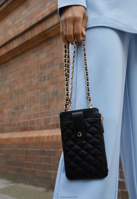 sievietes telefona maciņš melns 2LHT2647 Anna Field